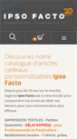 Mobile Screenshot of ipsofacto.lu
